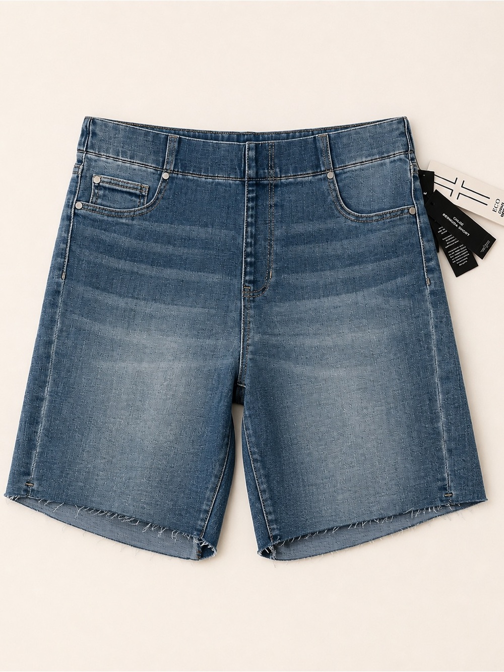 Liverpool Women's Medium Wash Denim Bermuda Shorts